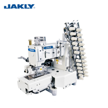 JK4412P Multi-agulha Industrial Cilindro Cama de 12-agulha de Costura Dupla Ponto Máquina De Costura Máquinas de Vestuário